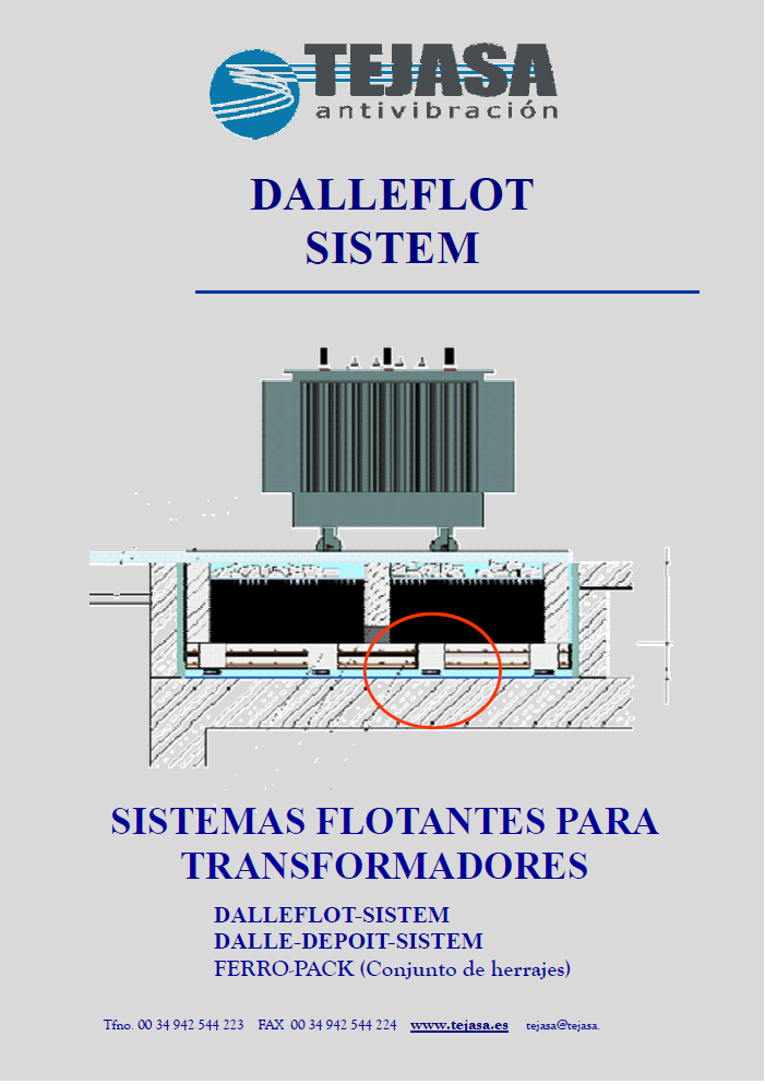 Cat�logo de Suspensiones metalicas DALLEFLOT